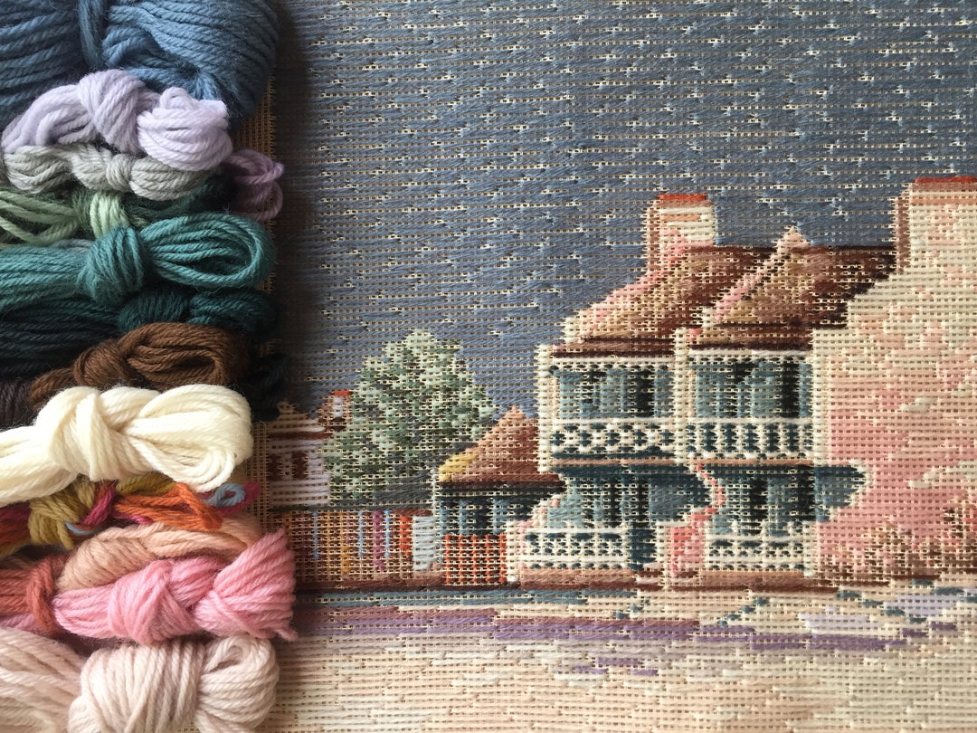 Australian Terrace House Tapestry Kit Sydney Vintage Trammed Etsy