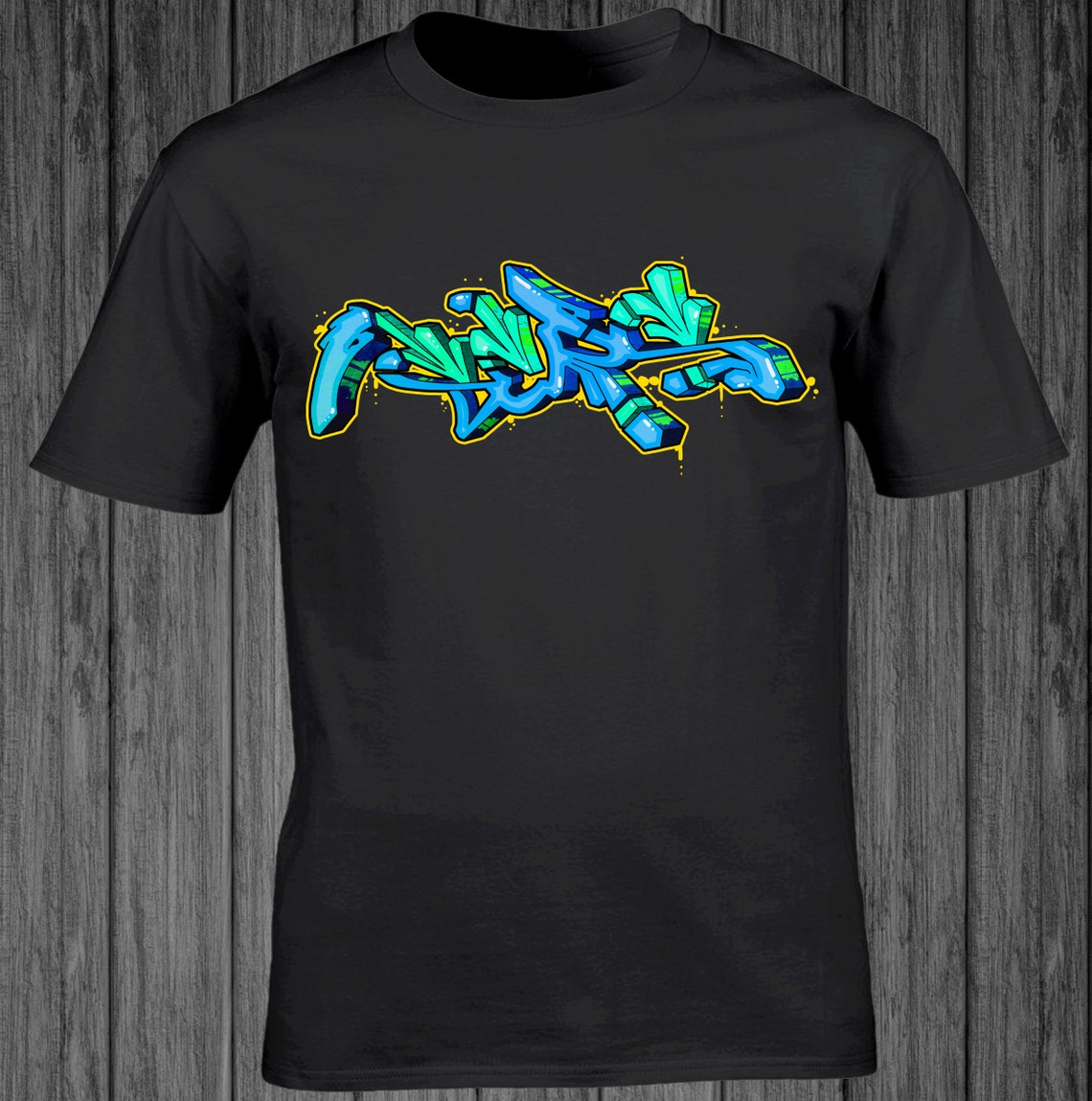 Custom Graffiti T Shirt Wild Style Hip Hop Rap Old School Etsy