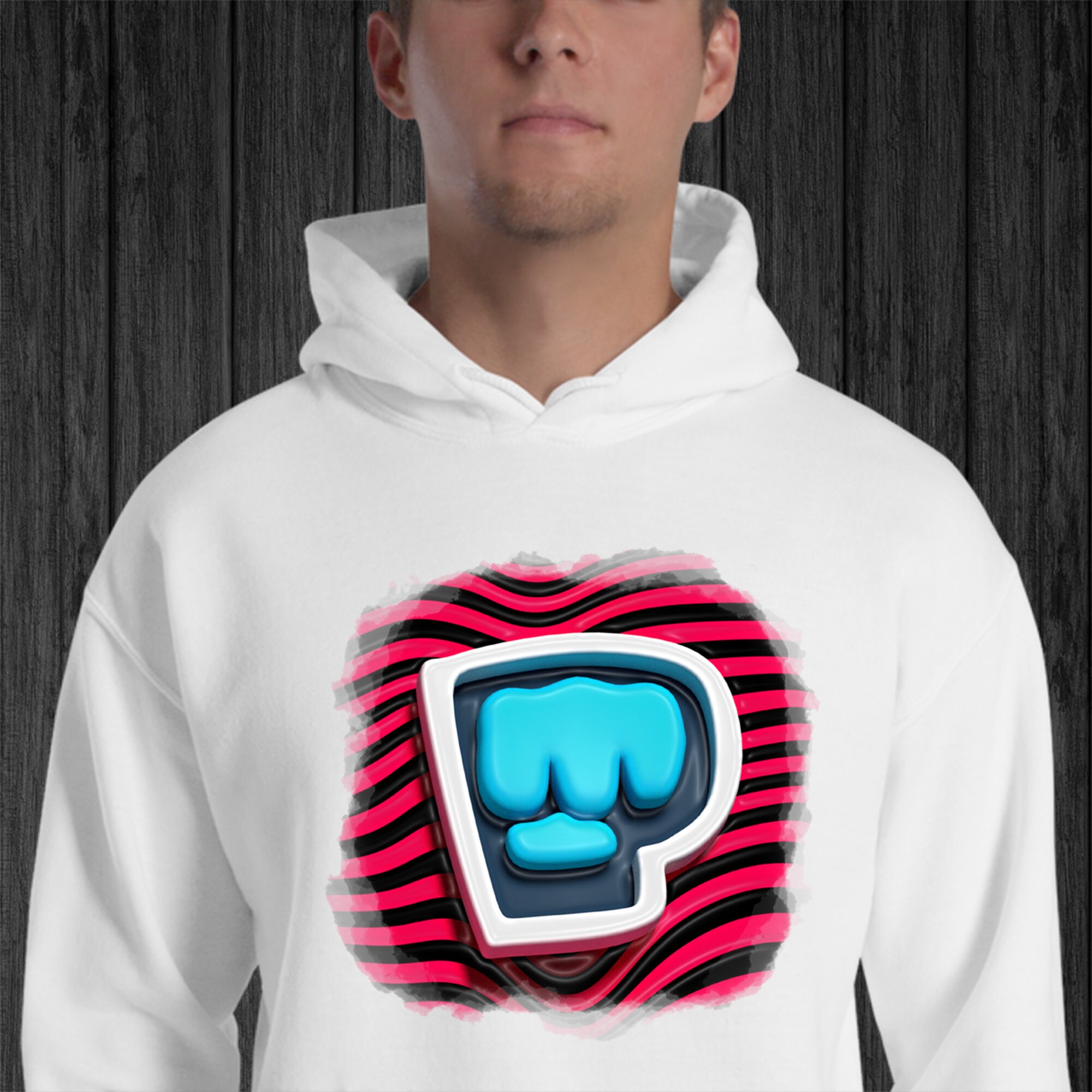 Pewdiepie Merch Pewdiepie Logo Youtuber Gamer White Hoodie Etsy