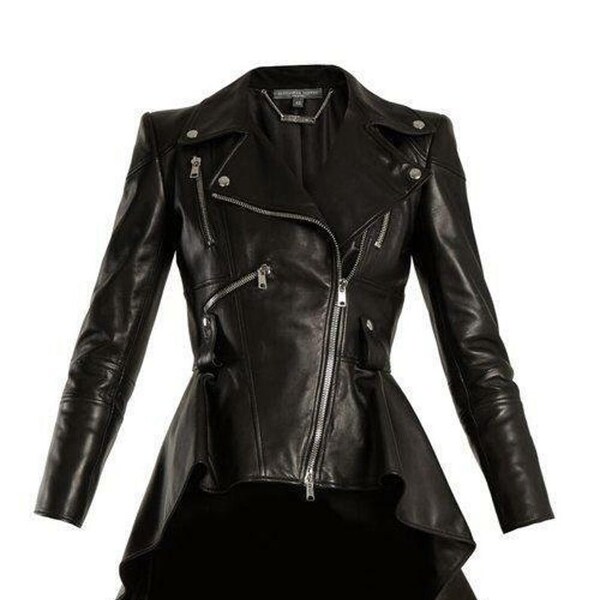 peplum belt leather