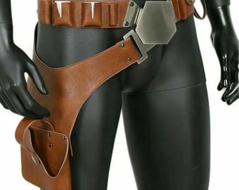 Han Solo-riem met holster PU-cosplaykostuum PU-rekwisieten voor volwassenen Handgemaakt