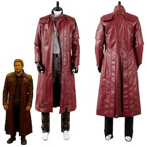 Guardians of the Galaxy 2 Chris Pratt Starlord Coat Long Jacket Cosplay Costume Handmade