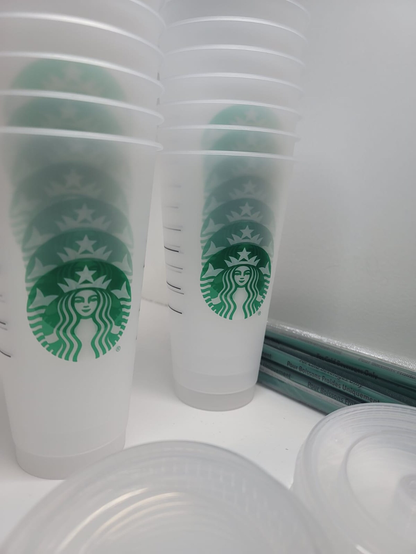 Starbucks Venti Cold Cup Bulk Order Starbucks Clear Cups with Etsy