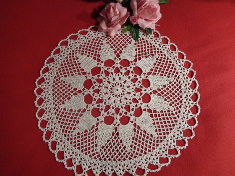 Häkeldeckchen, 40cm bild 1