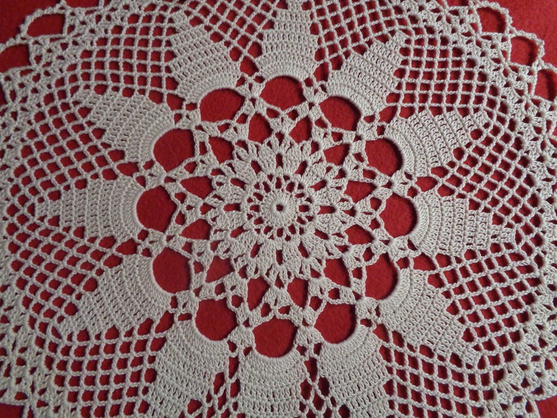 Häkeldeckchen, 40cm bild 2