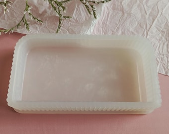 Brick Lamp Base Silicone Mold with Resin Lens | Deep Rectangle Lamp Mold 15x7.5x2.4cm
