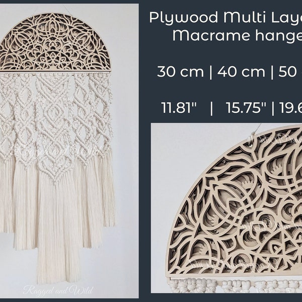 Macrame Wall Hanging Half Circle Etsy