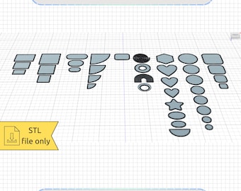 Modelos 3D de cestas de crochet / Archivos STL para imprimir / Cestas, posavasos, bandejas, bolsos. Digital