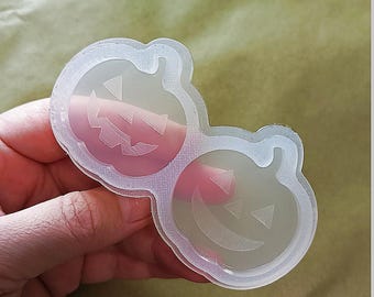 Pumpkin Silicone Mold for Resin, Halloween Jewelry Mold