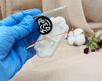 Puzzle Keychain Silicone Mold 4.6x3x0.6 cm for Epoxy Resin Crafts
