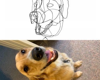 Custom Dog/ Cat Wire Sculpture
