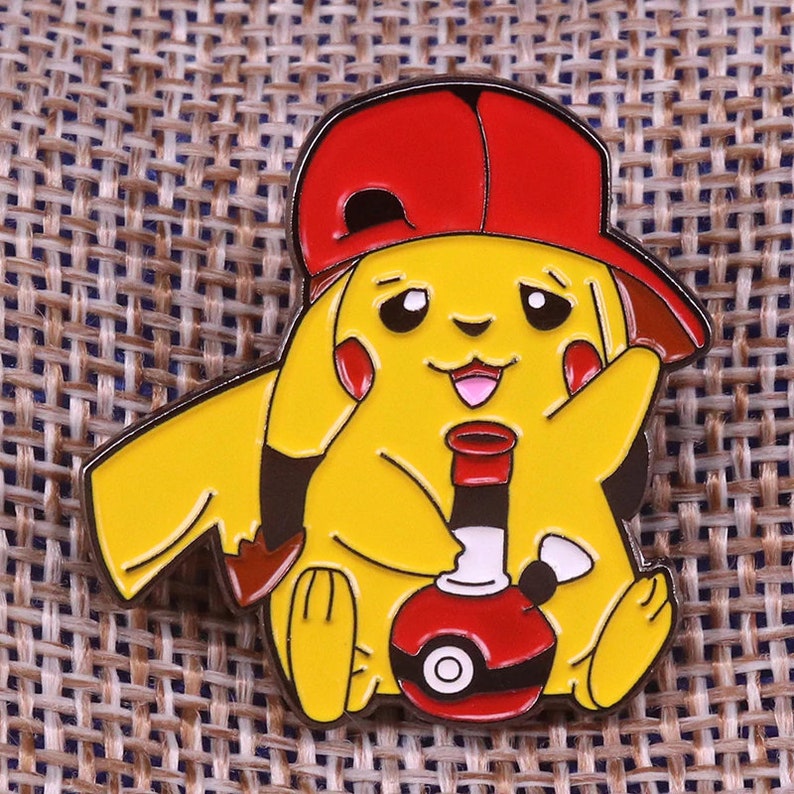 Pikachu Smoking Bong Etsy