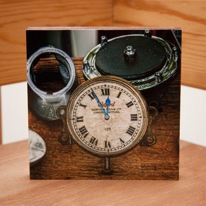 Photo on Wood * Time * 10 * 10
