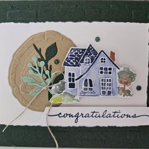 Congratulations Card - New Home Card - Handmade Stampin Up - Etsy