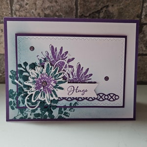 Hugs Sympathy Card - Stampin Up - Positive Thoughts Stampin Up - Handmade Card