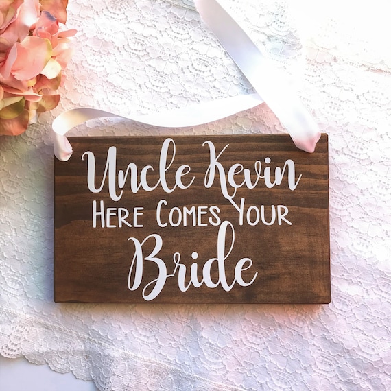 Here comes the bride custom sign Here comes the bride custom sign