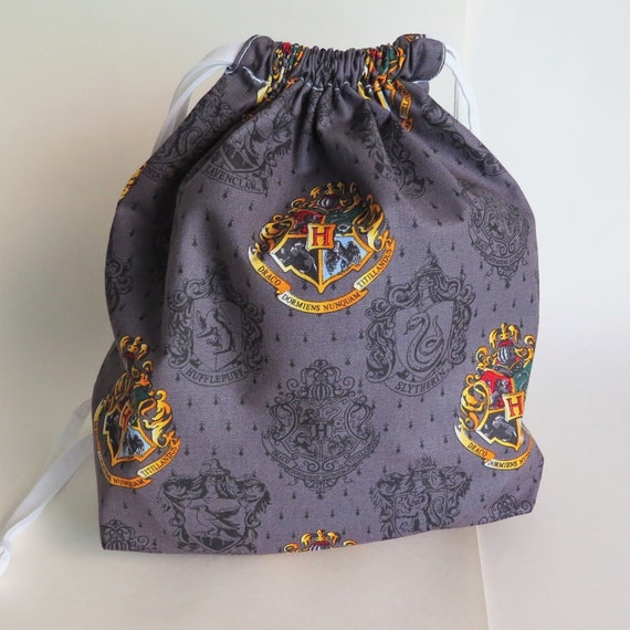 Harry Potter Cord Backpacks Gryffindor Slytherin Hufflepuff Ravenclaw