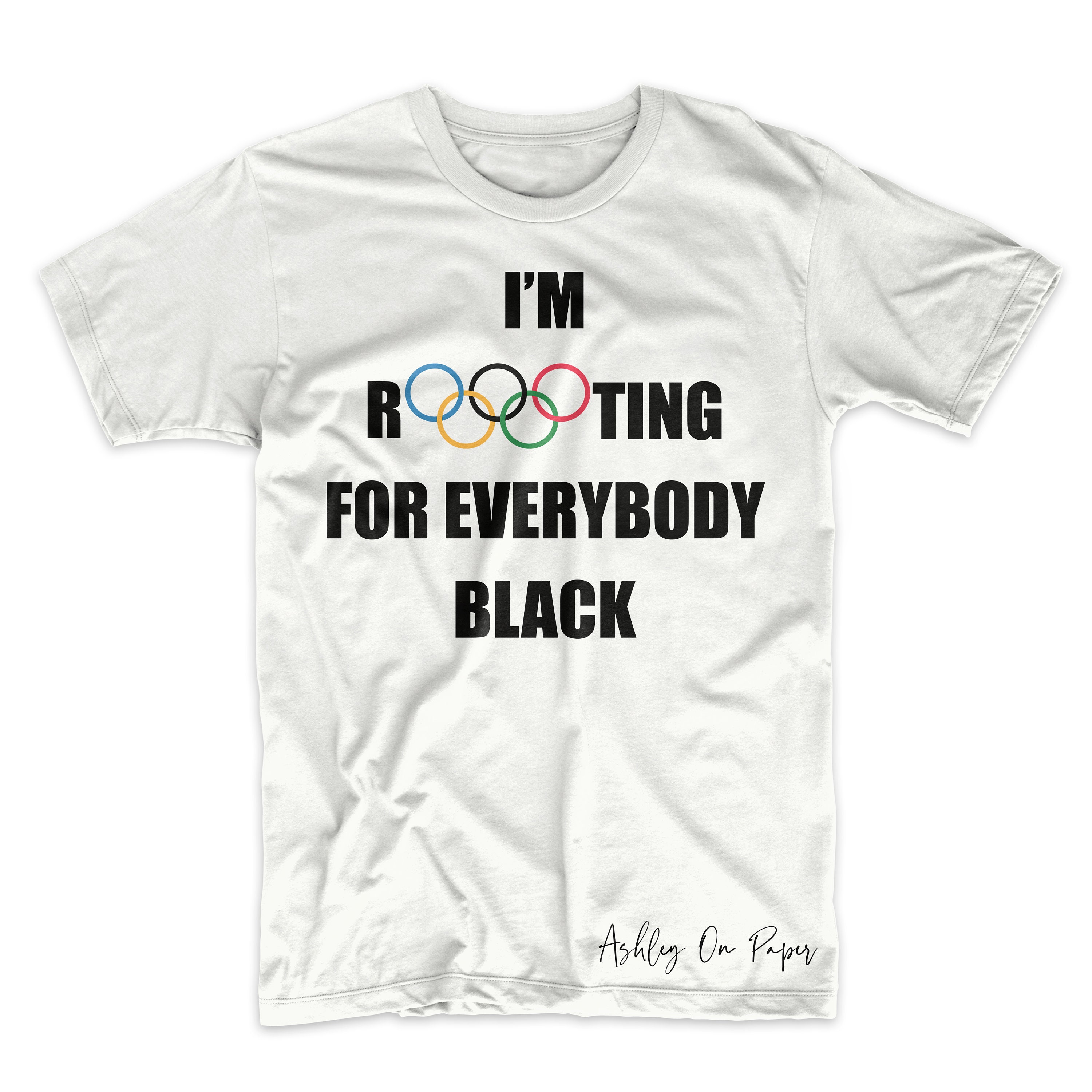 Toyko Olympics SVG, Rooting for everybody black cut file, BLM,Black G…
