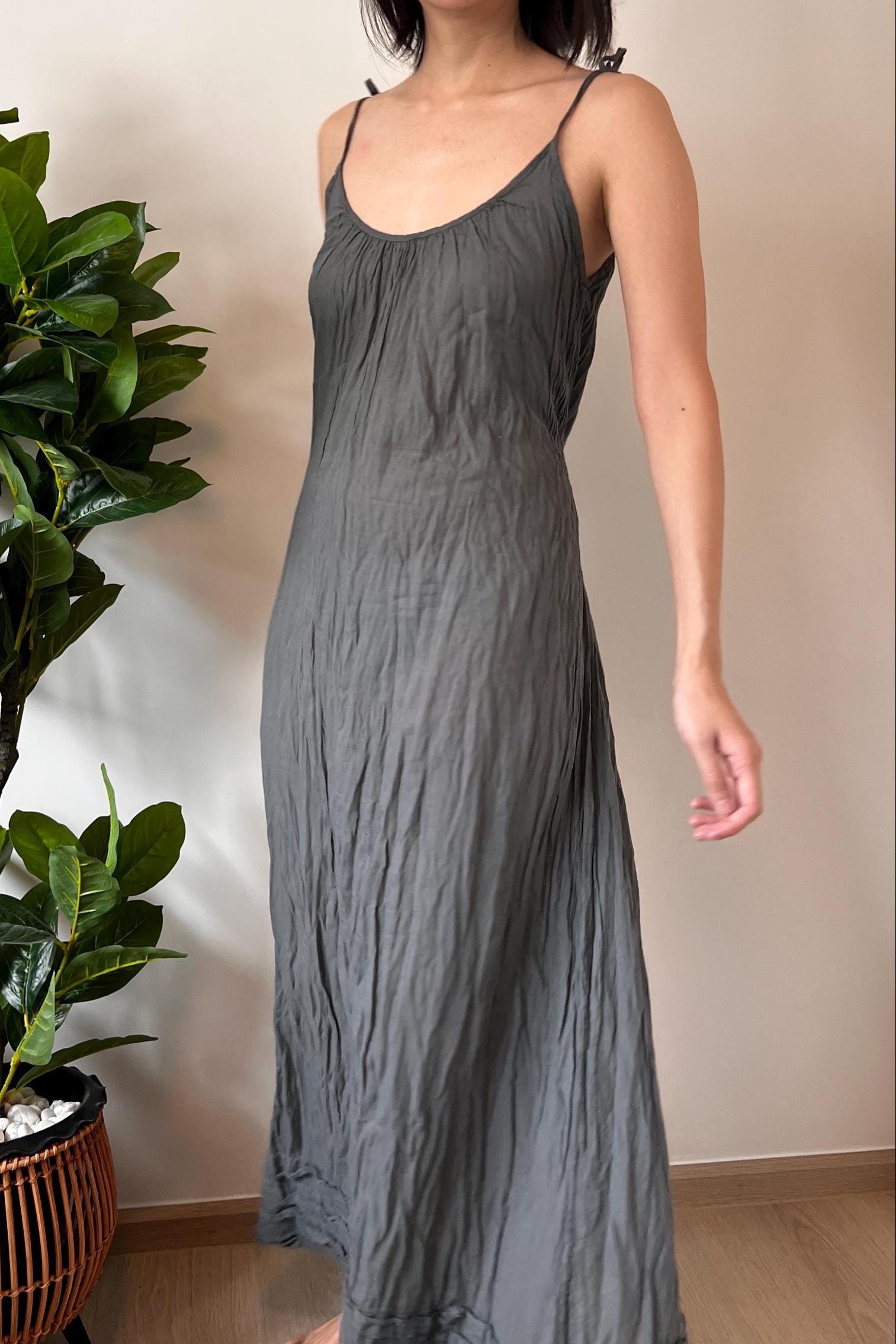 slim fit dress slacks Heather Grey Sunday Maternity & Nursing Maxi Dress Medium main image 0