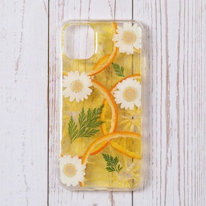 Pressed flower real fruit phone case, iPhone  7 8 Plus X XR XS 11 12 13 14 15 Pro Max case, Samsung galaxy S20 S21 S22 S23 Ultra FE case