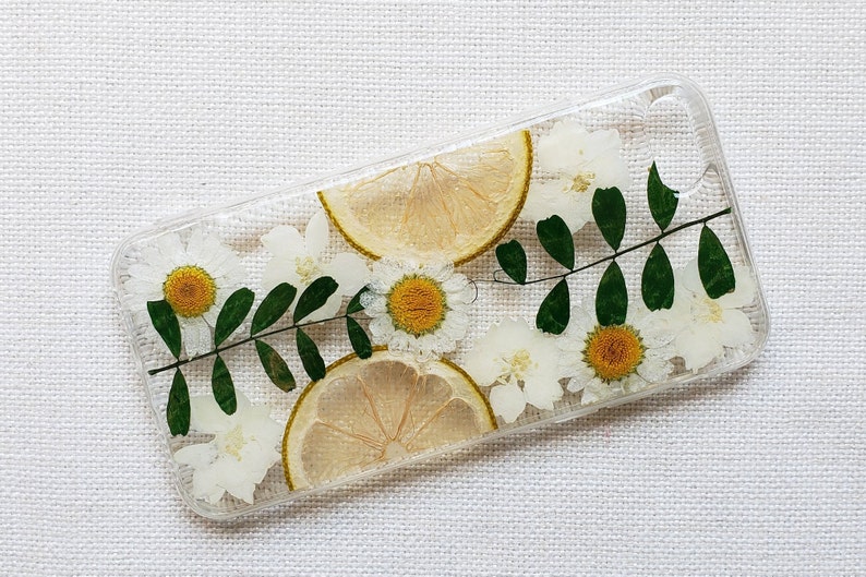 Handmade Real Pressed Dried Flower Case Iphone 11 Pro Max X 6 Etsy