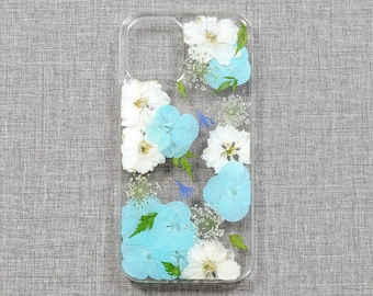 Etui na telefon z suszonymi kwiatami, etui na iPhone'a 15 14 13 12 11 pro max xr xs x 7 8 plus se, etui na Samsunga A54 S23 S22 S21, etui na Google Pixel 6A 7 pro