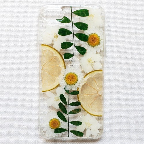 Handmade Real Pressed Dried Flower Case Iphone 11 Pro Max X 6 Etsy