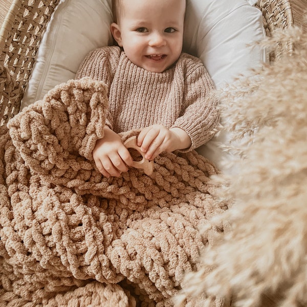 Knit Baby Blanket - Etsy