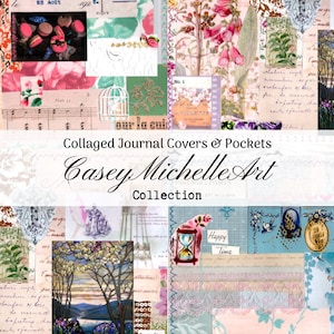 Floral Wallpaper, Music Paper Collage Variety Pack for Journals, Scrapbooks and Paper Crafts