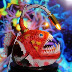Anglerfish Lamp - Etsy Anglerfish Lamp - Etsy