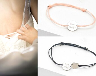 Trauzeugin Armband Geschenk personalisiert Schmuck Hochzeit