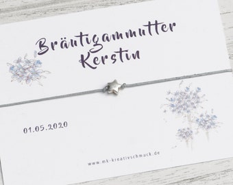 Armband Bräutigammutter Hochzeit Schwiegermama Geschenk Mutter des Bräutigam