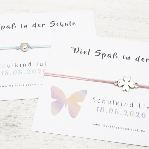 Armband Schulkind Einschulung Schultüte Mädchen Junge Geschenk