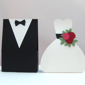 Packaging for the wedding Bride and groom Bridal couple Money gift black and white handmade image 1