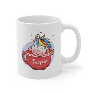 Cute Unicorn Coffee Mug Gift