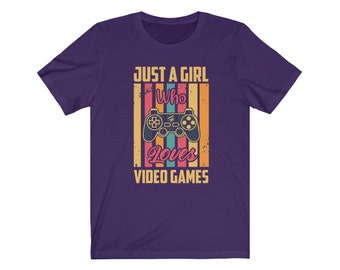 Just a Girl Who Loves Video Games Tee