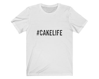 Camiseta de manga corta CakeLife - Camiseta para panaderos/pasteleros
