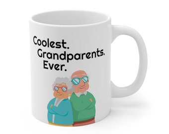 Los abuelos más geniales siempre taza regalo