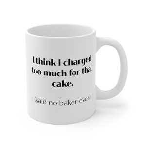 Said No Baker Ever Funny Gift Mug