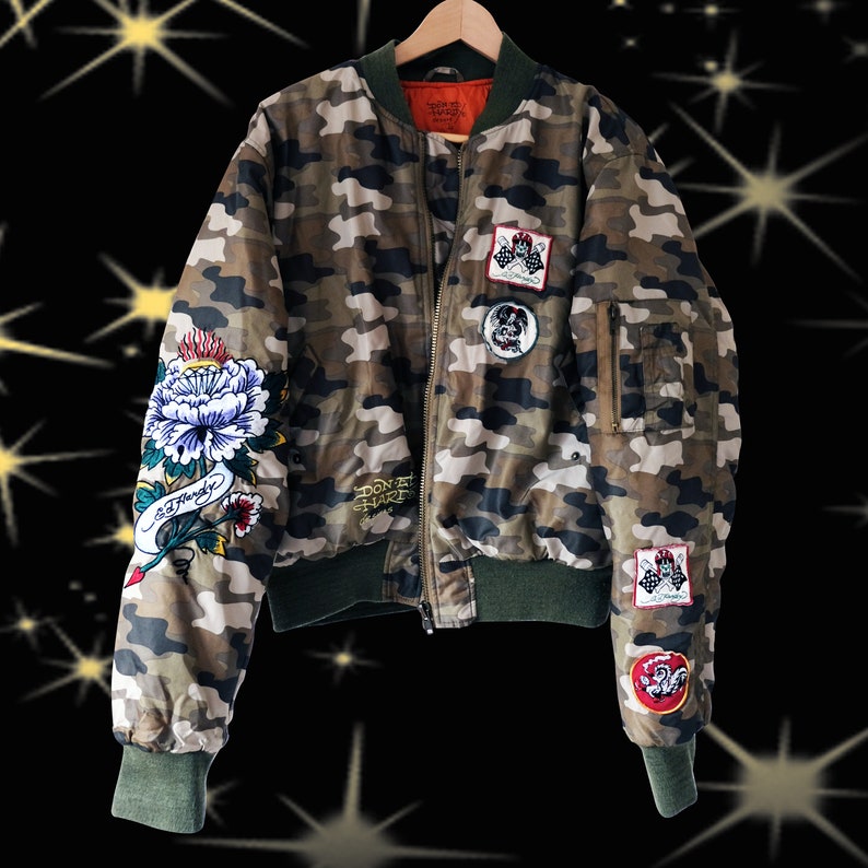 Ed Hardy bomber jacket | Etsy