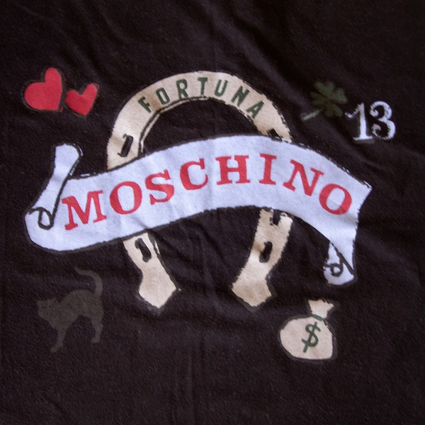 Moschino luck theme t-shirt