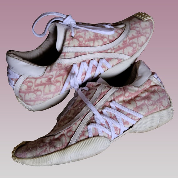 christian dior pink sneakers