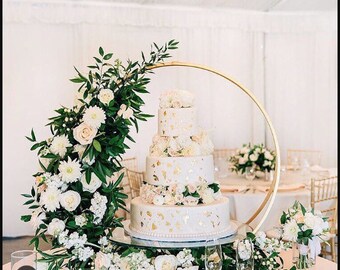 gold cake stand etsy