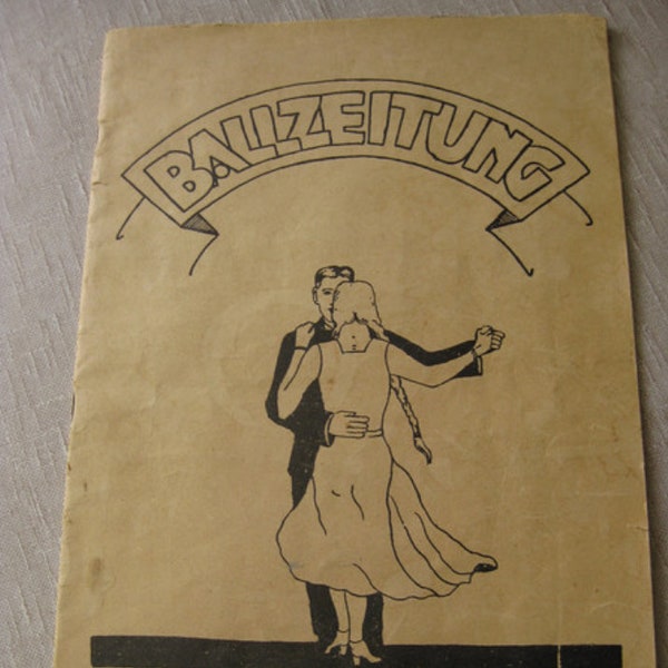 Ballzeitung von 1931 -Rarität-
