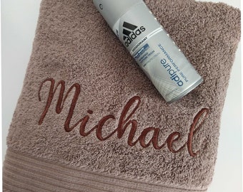 Hand bath sauna towel, name, personalized, embroidered, towel with name, guest towel, gift, Christmas, embroidery, Mother's Day, communion,