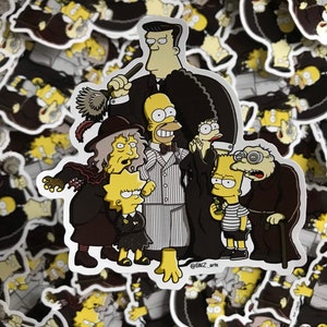 The Simpsons family: Simpsons x the Addams family