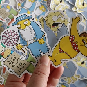 Pacote de adesivos dos Simpsons