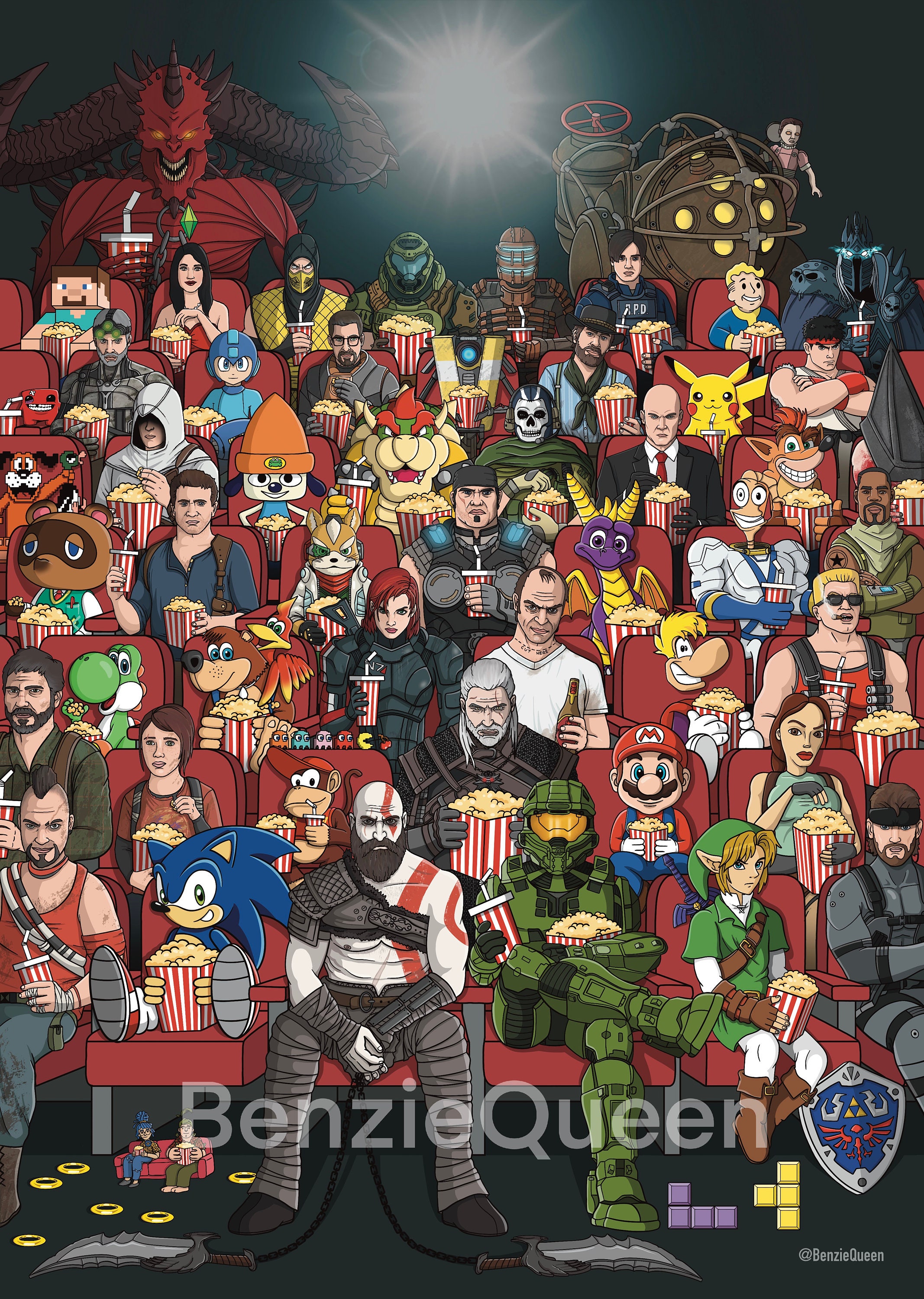 Video Games - A3 Heavyweight Art Print - Etsy Video Games - A3 Heavyweight Art Print - Etsy