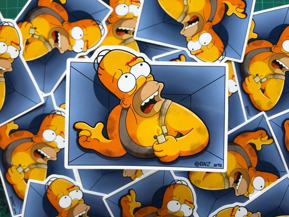 Simpsons x Die Hard Sticker