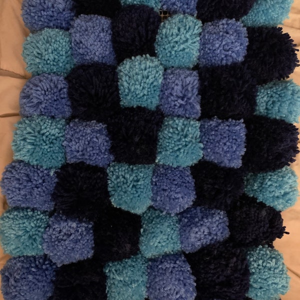 Pom Pom Rug Etsy